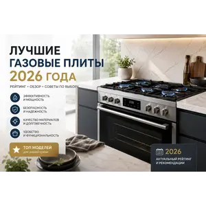 Лучшие газовые плиты 2026 года: рейтинг и советы по выбору