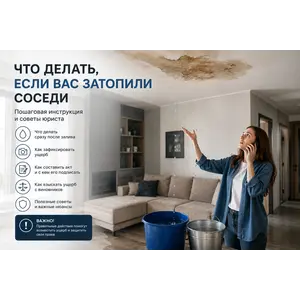 Что делать, если вас затопили соседи: пошаговая инструкция