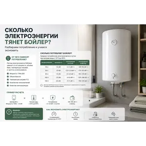 Сколько электроэнергии тянет бойлер?