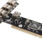 Контролер Frime VT6212 (ECF-PCItoUSB001) PCI-USB2.0(4+1)