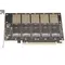 Контролер Frime WCH382L (ECF-PCIEtoSSD010) PCI-E-5xM.2 (B Key)