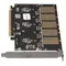 Контролер Frime WCH382L (ECF-PCIEtoSSD010) PCI-E-5xM.2 (B Key)