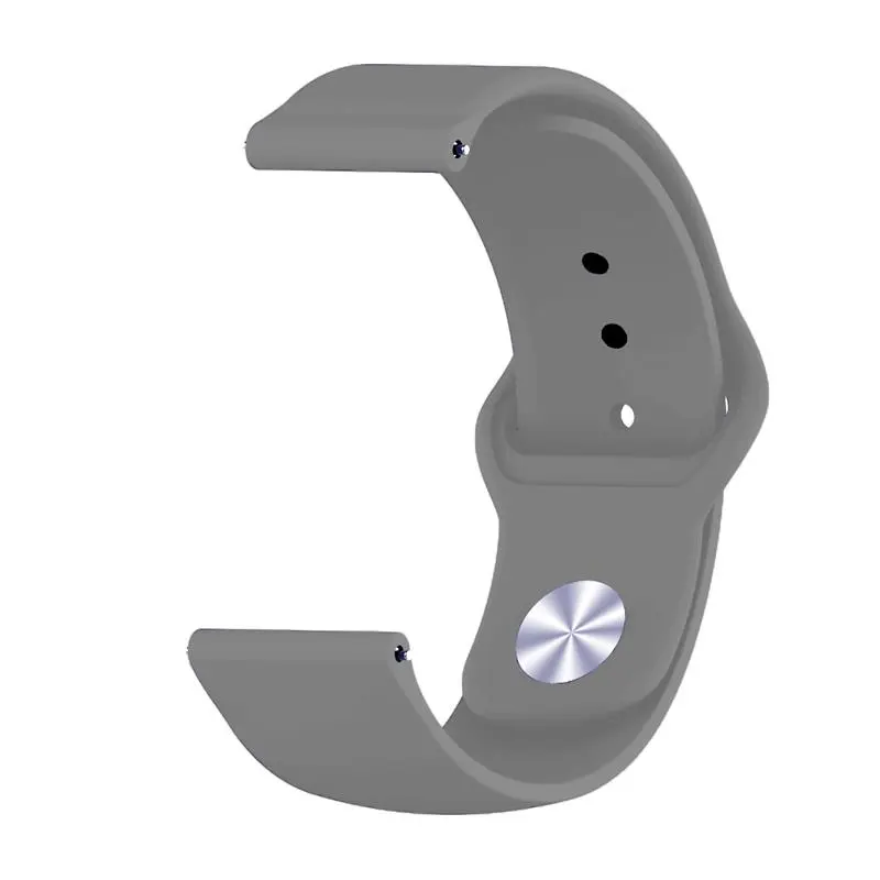 Силіконовий ремінець BeCover для Xiaomi iMi KW66/Mi Watch Color/Haylou LS01/Watch S1 Active Gray (706360) Силіконовий ремінець BeCover для Xiaomi iMi KW66/Mi Watch Color/Haylou LS01/Watch S1 Active Gray (706360)