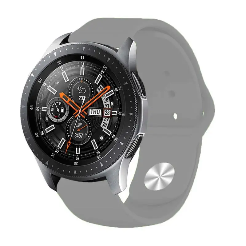 Силіконовий ремінець BeCover для Xiaomi iMi KW66/Mi Watch Color/Haylou LS01/Watch S1 Active Gray (706360) Силіконовий ремінець BeCover для Xiaomi iMi KW66/Mi Watch Color/Haylou LS01/Watch S1 Active Gray (706360)