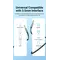 Кабель Vention Audio 3.5 мм - 3.5 мм (M/M), 1 м, Metal Type, чорний/сріблястий (BAPHF)