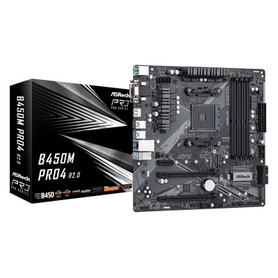 Материнська плата ASRock B450M Pro4 R2.0 Socket AM4