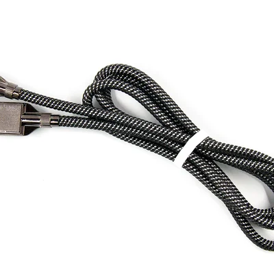 Кабель Dengos USB-Lightning 4A 1м Black (NTK-L-KPR-USB3-BLACK)