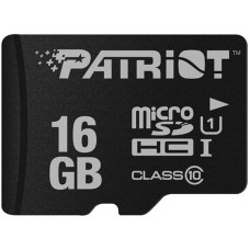 Карта пам`ятi MicroSDHC 16GB UHS-I Class 10 Patriot LX (PSF16GMDC10)