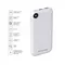 Універсальна мобільна батарея ColorWay Slim, LCD 10000mAh White (CW-PB100LPH2WT-D) Універсальна мобільна батарея ColorWay Slim, LCD 10000mAh White (CW-PB100LPH2WT-D)