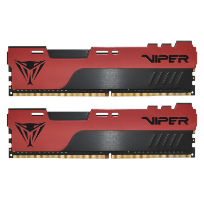 Модуль пам`яті DDR4 2x8GB/2666 Patriot Viper Elite II Red (PVE2416G266C6K)