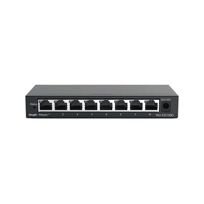 Комутатор Ruijie Reyee RG-ES108D Комутатор Ruijie Reyee RG-ES108D