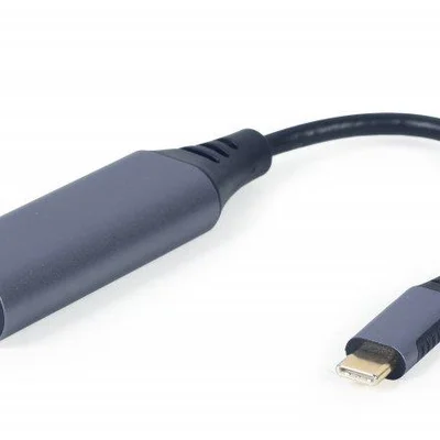 Адаптер Cablexpert USB Type-C - RJ-45 (M/F), 0.15 м, Black (A-USB3C-LAN-01)