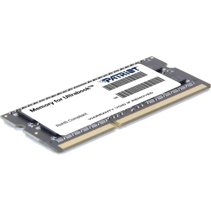 Модуль пам`яті SO-DIMM 4GB/1600 DDR3 1.35В Patriot Signature Line (PSD34G1600L2S) Модуль пам`яті SO-DIMM 4GB/1600 DDR3 1.35В Patriot Signature Line (PSD34G1600L2S)