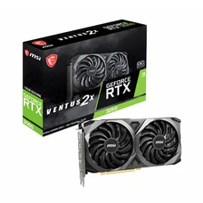 Відеокарта GF RTX 3060 12GB GDDR6 Ventus 2X OC MSI (GeForce RTX 3060 VENTUS 2X 12G OC) (LHR)