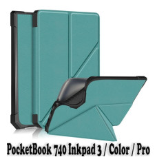 Чохол-книжка BeCover Ultra Slim Origami для PocketBook 740 Inkpad 3/Color/Pro Dark Green (707453)