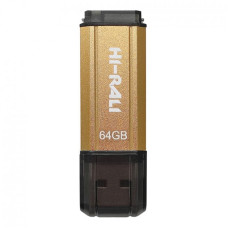 Флеш-накопичувач USB 64GB Hi-Rali Stark Series Gold (HI-64GBSTGD)