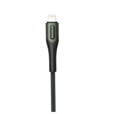 Кабель SkyDolphin S01L USB - Lightning (M/M), 1 м, Dark Green (USB-000580)