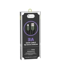 Кабель SkyDolphin S01T USB - USB Type-C (M/M), 1 м, Dark Green (USB-000582)