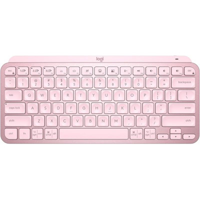 Клавіатура бездротова Logitech MX Keys Mini Wireless Illuminated UA Rose (920-010500)