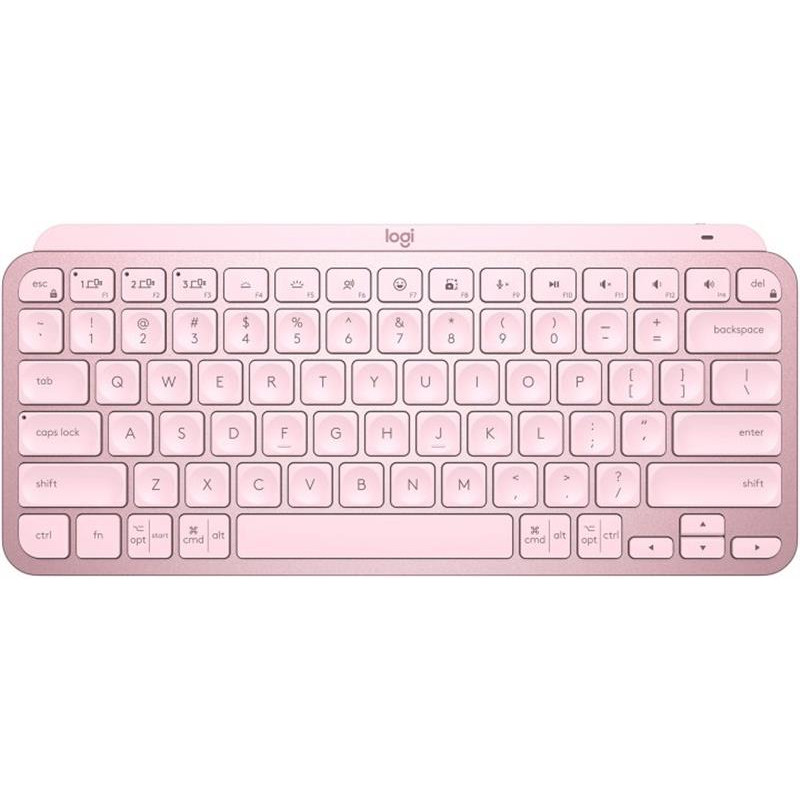 Клавіатура бездротова Logitech MX Keys Mini Wireless Illuminated UA Rose (920-010500)