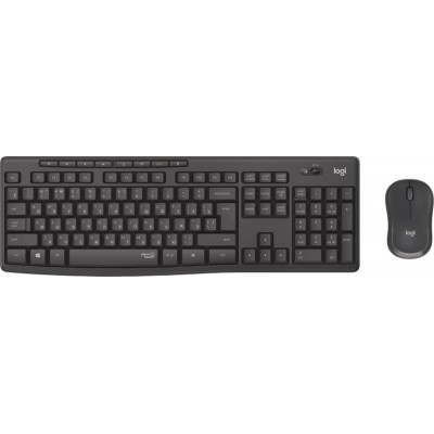 Комплект (клавiатура, миша) бездротовий Logitech MK295 Combo Black USB (920-009800)