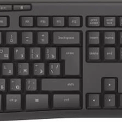 Комплект (клавiатура, миша) бездротовий Logitech MK295 Combo Black USB (920-009800)