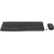 Комплект (клавiатура, миша) бездротовий Logitech MK295 Combo Black USB (920-009800)