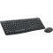 Комплект (клавiатура, миша) бездротовий Logitech MK295 Combo Black USB (920-009800)