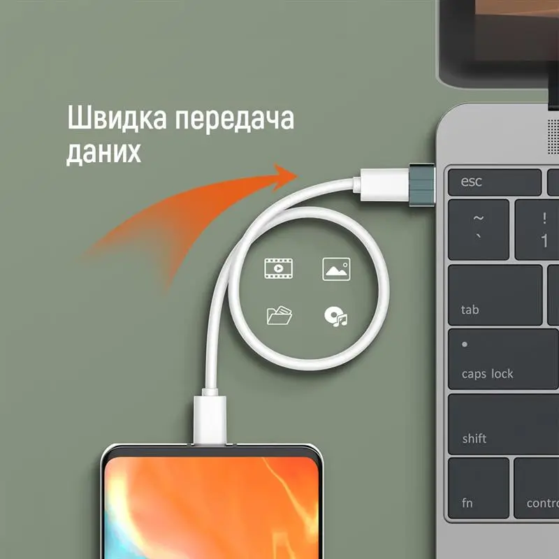 Адаптер ColorWay USB Type-C - USB V 3.0 (F/M) silver (CW-AD-CA) Адаптер ColorWay USB Type-C - USB V 3.0 (F/M) silver (CW-AD-CA)