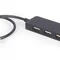Концентратор USB Gembird 4хUSB2.0, пластик, Black (UHB-U2P4-06)