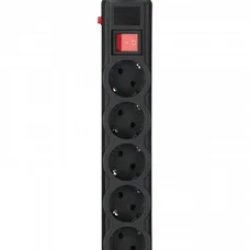 Фільтр живлення Gembird Pro (SPG5-G-6B-PRO) 5 розеток, 1.8м, чорний