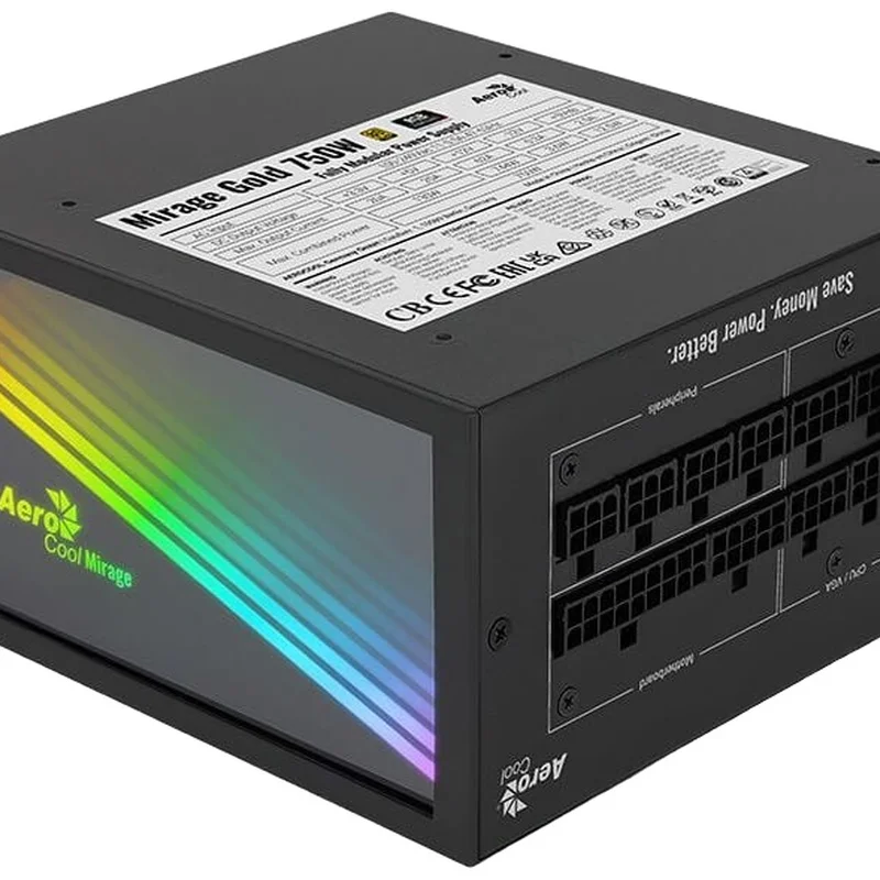 Блок живлення AeroCool Mirage Gold 750 Fully Modular (ACPG-MF75FEC.11) 750W
