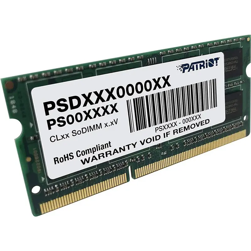 Модуль пам`яті SO-DIMM 4GB/1333 DDR3 Patriot Signature Line (PSD34G13332S) Модуль пам`яті SO-DIMM 4GB/1333 DDR3 Patriot Signature Line (PSD34G13332S)