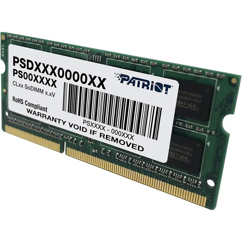 Модуль пам`яті SO-DIMM 4GB/1333 DDR3 Patriot Signature Line (PSD34G13332S) Модуль пам`яті SO-DIMM 4GB/1333 DDR3 Patriot Signature Line (PSD34G13332S)