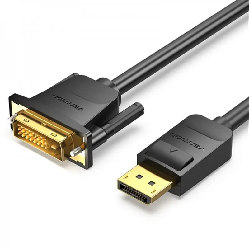 Кабель Vention DisplayPort - DVI (M/M), 1 м, Black (HAFBF) Кабель Vention DisplayPort - DVI (M/M), 1 м, Black (HAFBF)