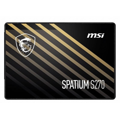 Накопичувач SSD 480GB MSI Spatium S270 2.5" SATAIII 3D TLC (S78-440E350-P83)