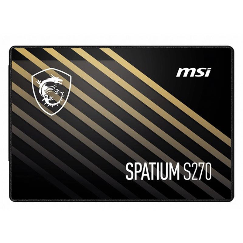 Накопичувач SSD 480GB MSI Spatium S270 2.5" SATAIII 3D TLC (S78-440E350-P83)