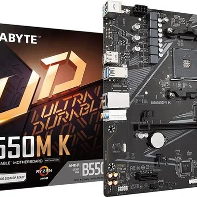 Материнська плата Gigabyte B550M K Socket AM4