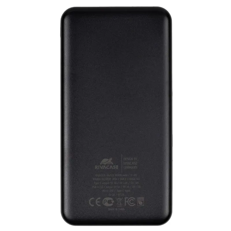 Універсальна мобільна батарея Rivacase Rivapower 10000mAh Black (VA2532) Універсальна мобільна батарея Rivacase Rivapower 10000mAh Black (VA2532)