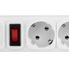 Фільтр живлення ProLogix (PRS-075P3-30W) 0.75 мм, 3 розетки, 3 м, білий