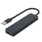 Концентратор USB 3.0 Gembird 4хUSB3.0, пластик, Black (UHB-U3P4-04)