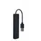 Концентратор USB 3.0 Gembird 4хUSB3.0, пластик, Black (UHB-U3P4-04)