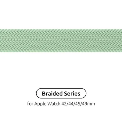 Ремінець Armorstandart Braided Solo Loop для Apple Watch 42mm/44mm/45mm/49mm Mint Size 8 (160 mm) (ARM64914)