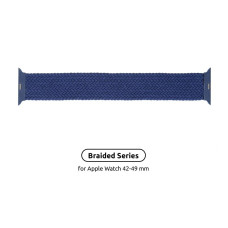 Ремінець Armorstandart Braided Solo Loop для Apple Watch 42mm/44mm/45mm/49mm Atlantic Blue Size 10 (172 mm) (ARM58080)