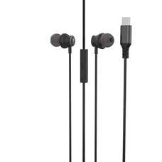 Гарнітура SkyDolphin SR30 with mic for Type-C DAC Black (HF-000485)