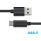 Кабель Choetech USB - USB Type-C (M/M), 2 м, Black (AC0003)