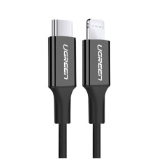 Кабель Ugreen US171 USB Type-C - Lightning (M/M), 1 м, Black (60751)