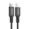 Кабель Ugreen US171 USB Type-C - Lightning (M/M), 1 м, Black (60751)