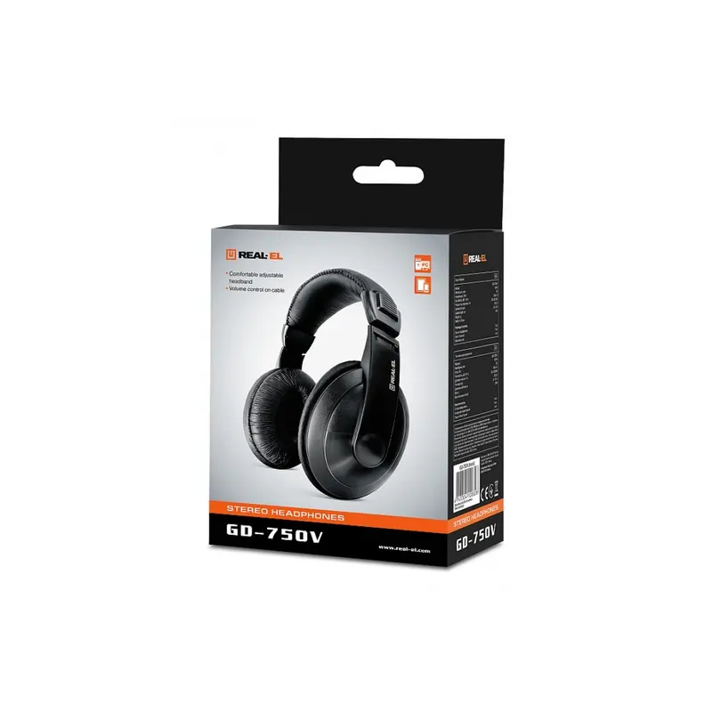 Гарнітура REAL-EL GD-750V Black Гарнітура REAL-EL GD-750V Black