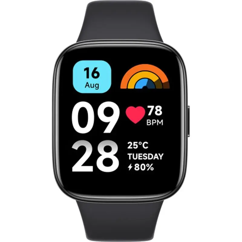 Смарт-годинник Xiaomi Redmi Watch 3 Active Black (BHR7266GL) Смарт-годинник Xiaomi Redmi Watch 3 Active Black (BHR7266GL)